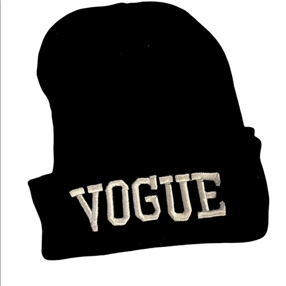 Vogue Accessories - Vogue black beanie hat